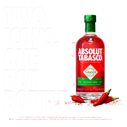 Absolut Tabasco Chili Vodka 1L
