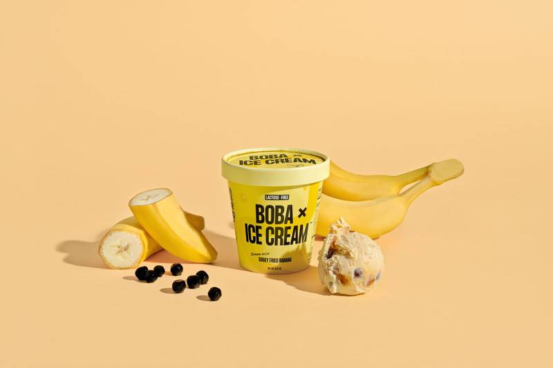 Boba x Ice Cream Gooey Fried Banana Pint
