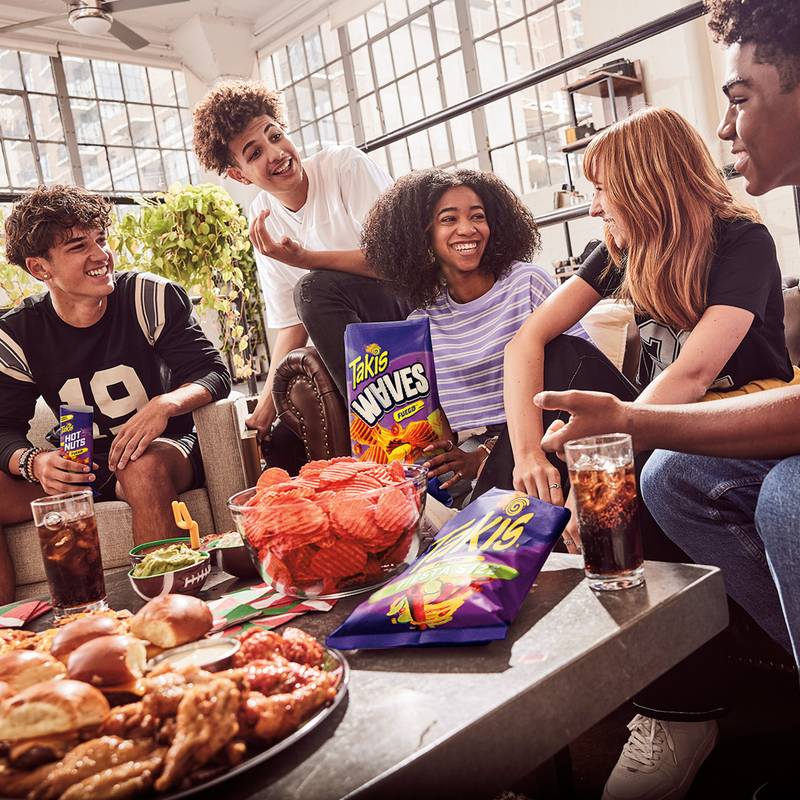 Takis Fuego Waves Spicy Wavy Potato Chips Sharing Size Bag 8oz