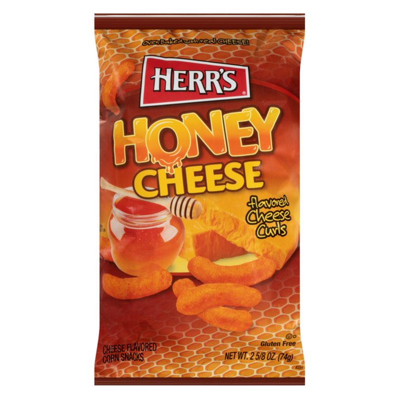 Herr's Honey Cheese Curls, 2.6oz