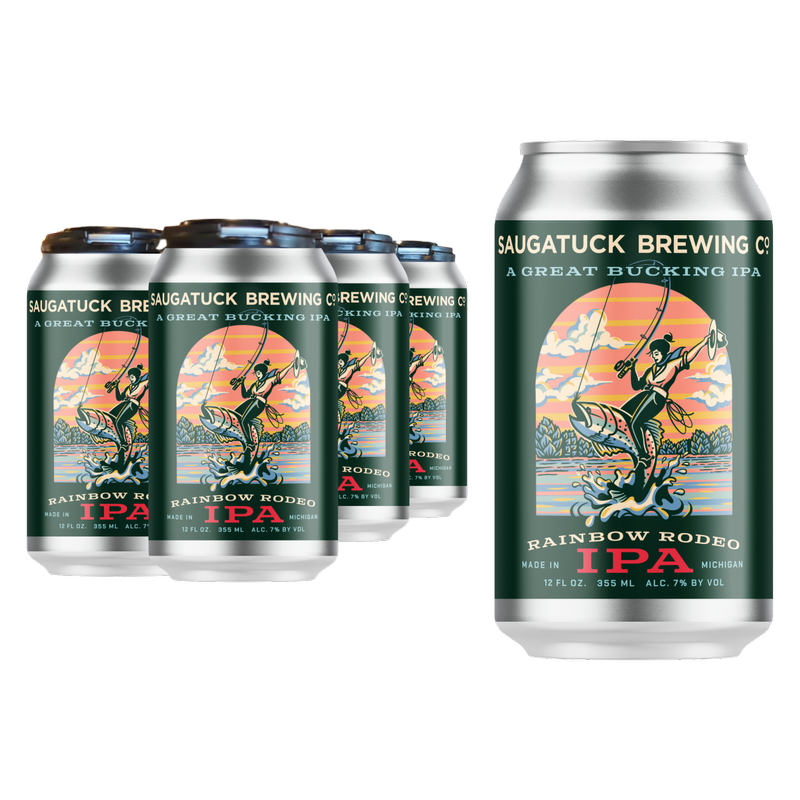 Saugatuck Rainbow Rodeo IPA 6pk 12oz Can 7.0% ABV