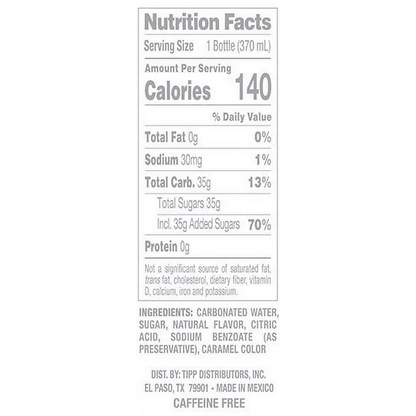 Jarritos Tamarind Soda 12.5oz Glass Bottle