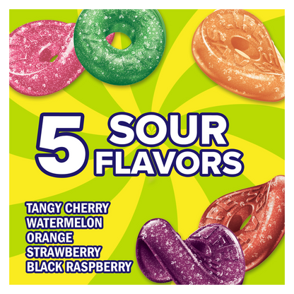 LIFE SAVERS Sour Gummy Candy Pack, Individually Wrapped Candy Bulk, Variety Flavors Box, 12 Bags of Sour Gummies