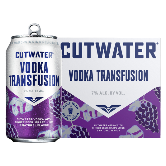 Cutwater Vodka Transfusion Grape 4pk 12oz Can