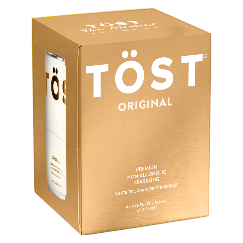 TöST Original Non-Alcoholic Sparkling Refresher 4pk 250mL Can