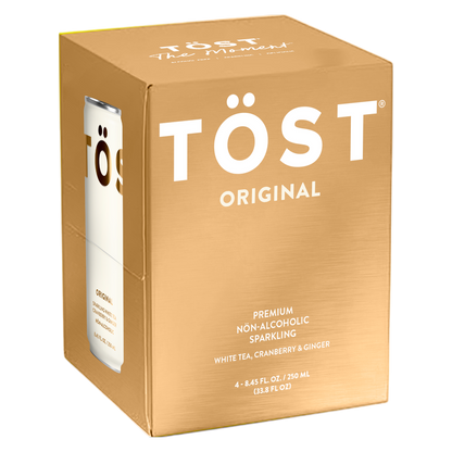 TöST Original Non-Alcoholic Sparkling Refresher 4pk 250mL Can