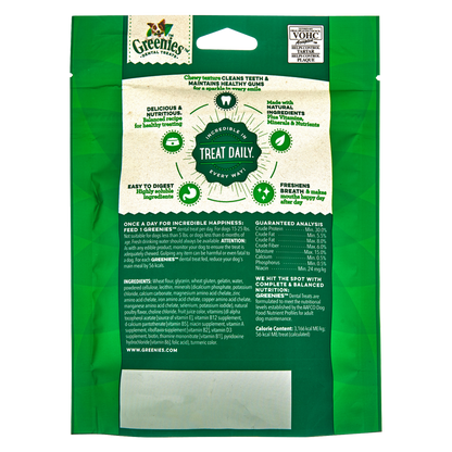 Greenies Dental Dog Treats Petite 5ct 3oz Bag