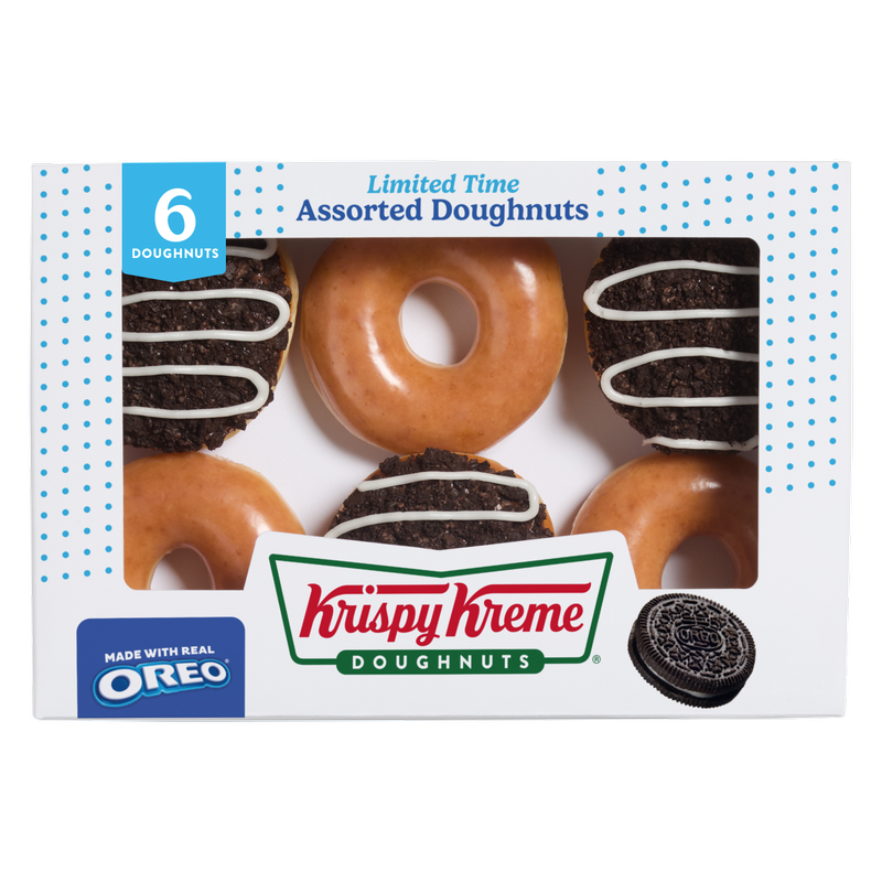 Krispy Kreme Assorted Oreo® Doughnuts - 6ct