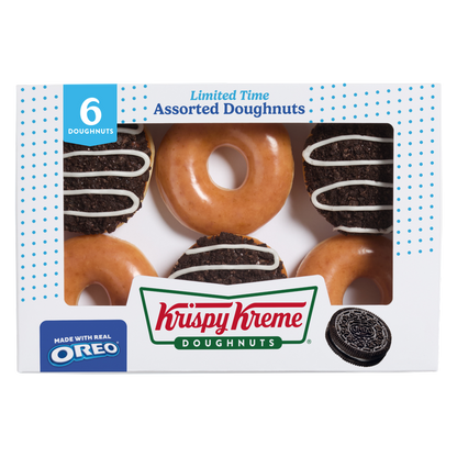 Krispy Kreme Assorted Oreo® Doughnuts - 6ct