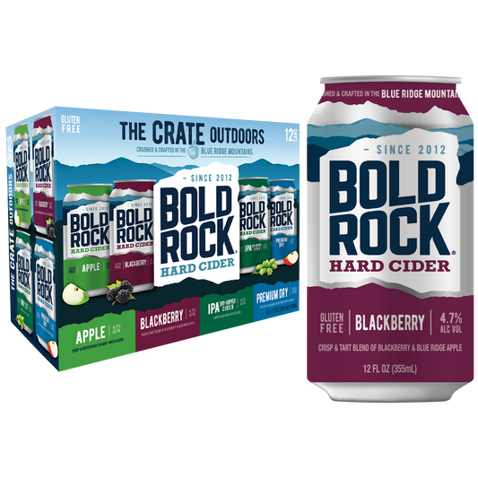 Bold Rock Crate Outdoors Variety 12pk 12oz Can