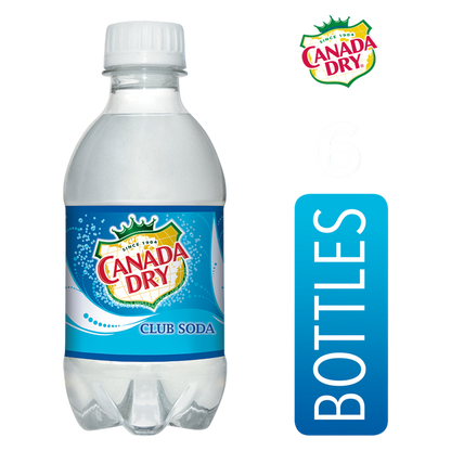 Canada Dry Club Soda 6pk 10oz Btl