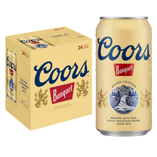 Coors Banquet 24pk 12oz Can 5.0% ABV
