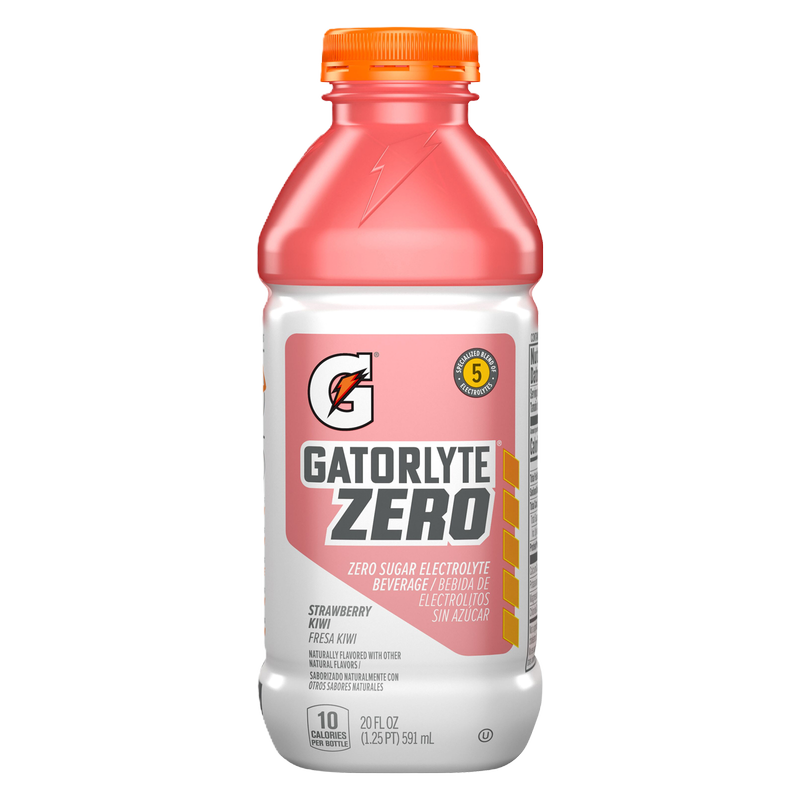 Gatorlyte Zero Sugar Strawberry Kiwi 20oz Btl