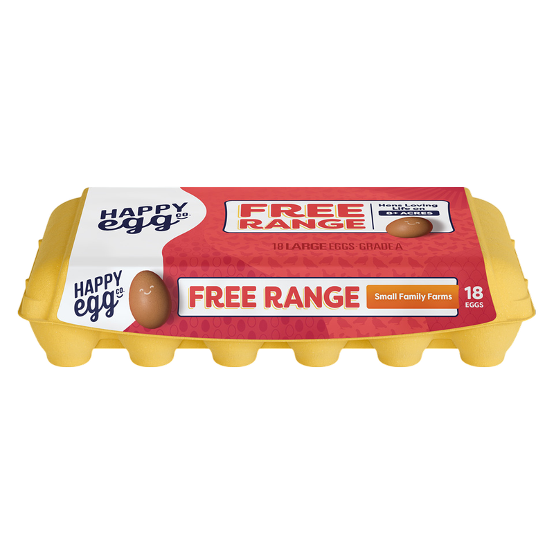 Happy Egg Free Range Eggs - 12ct