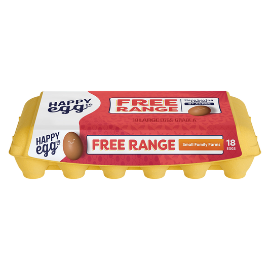 Happy Egg Free Range Eggs - 12ct