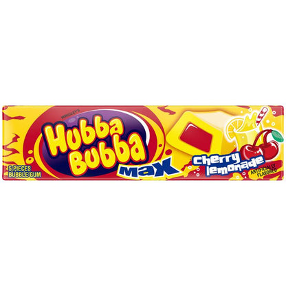 HUBBA BUBBA MAX Cherry Lemonade Bubble Gum, 5 ct