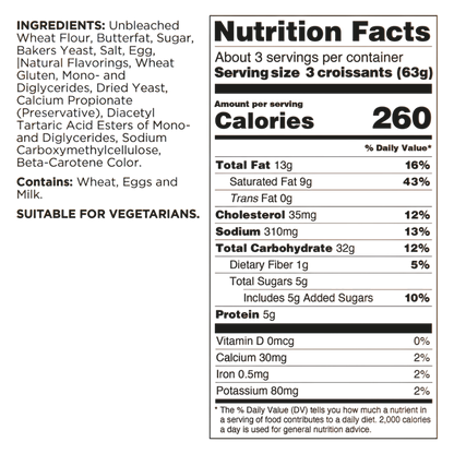 St. Pierre Mini All Butter Croissants - 10ct