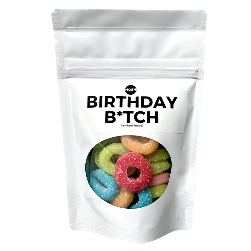 Nosh NYC BIRTHDAY B*TCH - sour rainbow loops