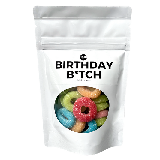 Nosh NYC BIRTHDAY B*TCH - sour rainbow loops