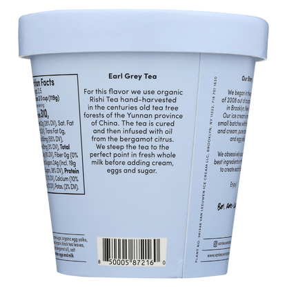 Van Leeuwen Earl Grey Tea Ice Cream Pint 14oz