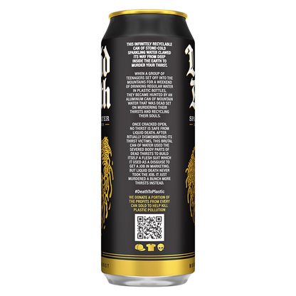 Liquid Death Sparkling Water 19.2oz King Size Can