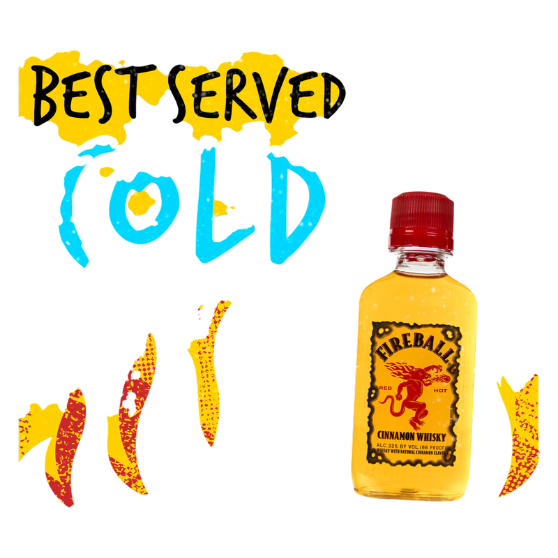 Fireball Cinnamon Whiskey Shotski 10pk 50ml