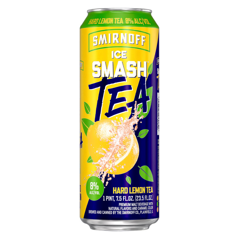 Smirnoff Smash Hard Lemon Tea 23.5oz Can