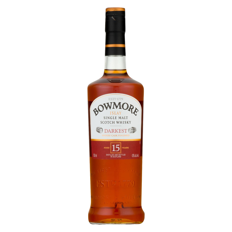 Bowmore Scotch Darkest Sherry Finish 750ml