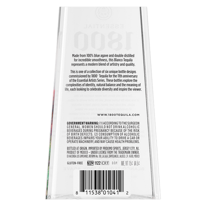 1800 Essential Artist 11 with Dustin Yellin Tequila Blanco 750ml (80 Proof)