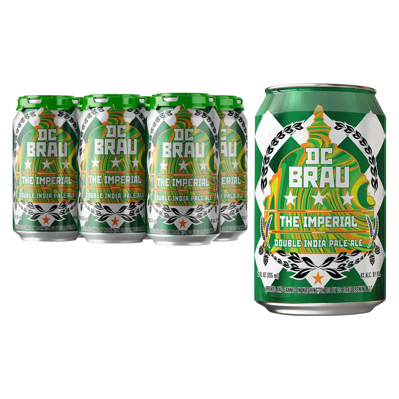 DC Brau The Imperial DIPA 6pk 12oz Can 8.0% ABV