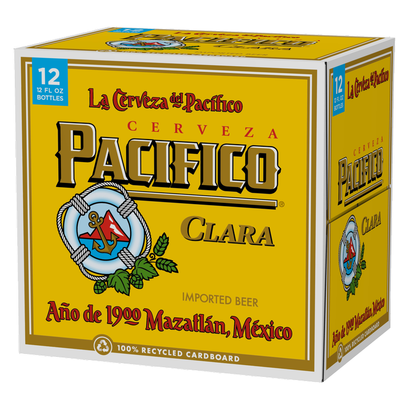 Pacifico 12pk 12oz Btl 4.4% ABV