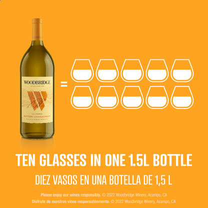 Woodbridge Chardonnay Buttery 1.5L 13.5% ABV