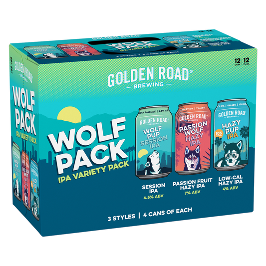 Golden Road Brewing Wolf Pack IPA Variety Pack 12pk 12oz Can