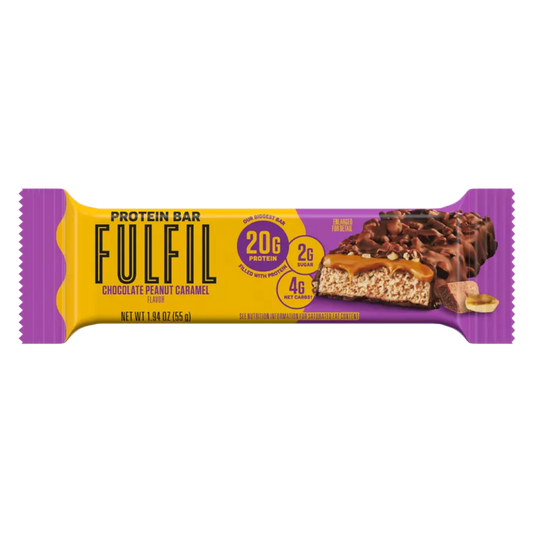 FULFIL Chocolate Peanut Caramel Flavor Protein bar, 1.94oz