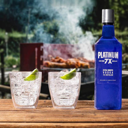 Platinum 7x Vodka 375 Ml Plastic