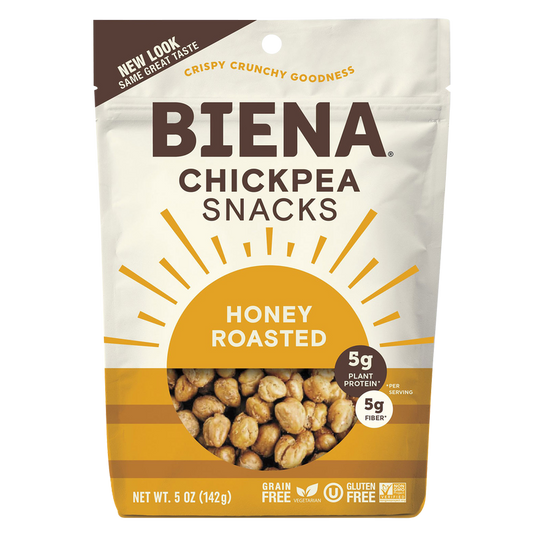 Biena Honey Roasted Chickpea Snacks 5oz