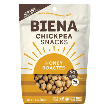 Biena Honey Roasted Chickpea Snacks 5oz