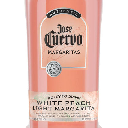 Jose Cuervo Authentic Margarita White Peach Light Ready to Drink Cocktail 1.75L 9.95% ABV