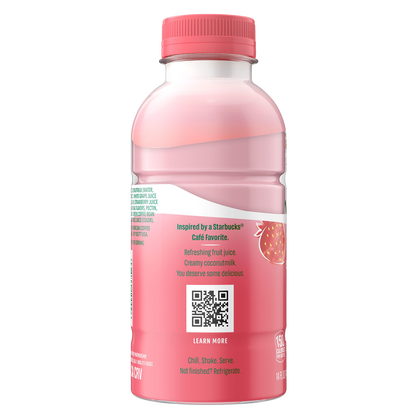 Starbucks Coffee Drink Pink Drink Strawberry 14oz Btl