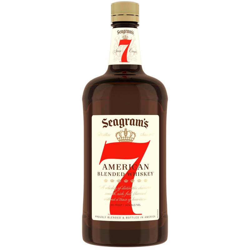 Seagram's 7 Crown American Blended Whiskey, 1.75 L (80 Proof)