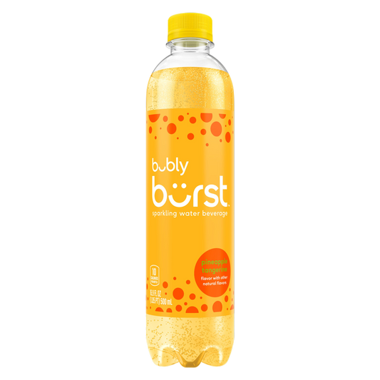 Bubly Burst Pineapple Tangerine 16.9oz Btl