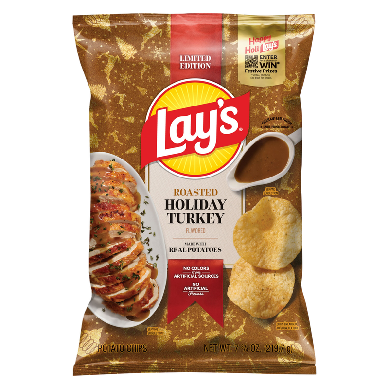 Lay's Roasted Holiday Turkey, 7.75 oz
