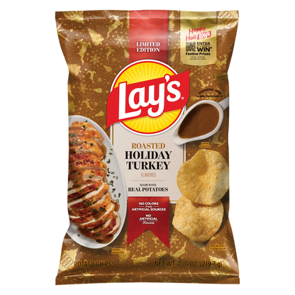 Lay's Roasted Holiday Turkey, 7.75 oz