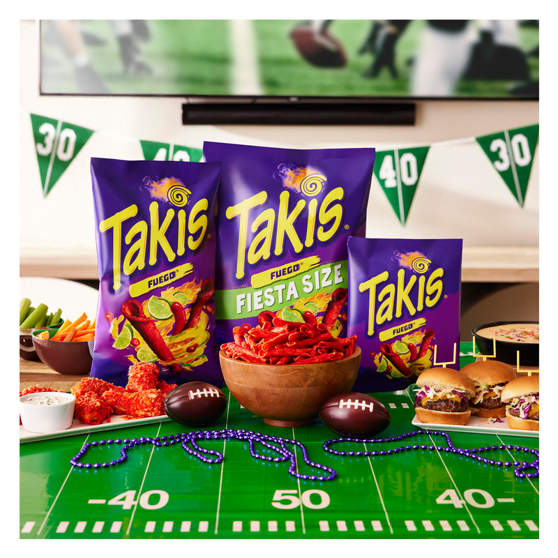 Takis Fuego Spicy Rolled Tortilla Chips Snack Size Bag 3.25 oz
