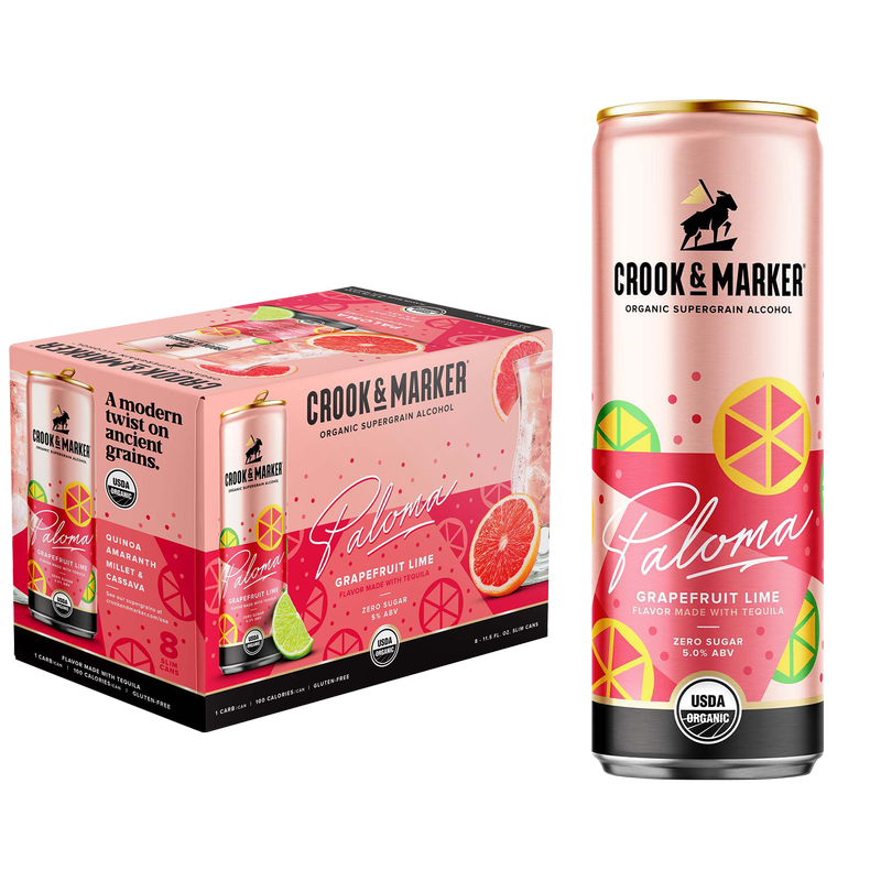 Crook & Marker Grapefruit Lime Paloma 8pk 11.5oz Can 5.0% ABV