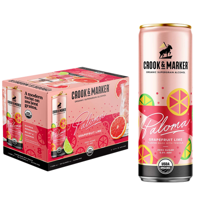 Crook & Marker Grapefruit Lime Paloma 8pk 11.5oz Can 5.0% ABV