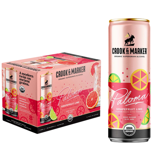 Crook & Marker Grapefruit Lime Paloma 8pk 11.5oz Can 5.0% ABV