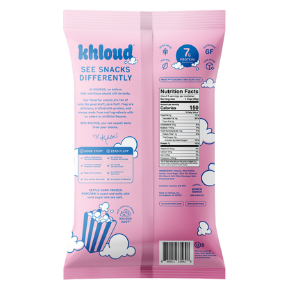 Khloud Protein Popcorn – Sweet and Salty Kettle Corn, 5oz