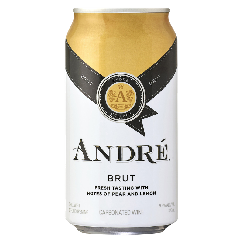 Andre Brut California Champagne Sparkling Wine Single Serve 375ml Can