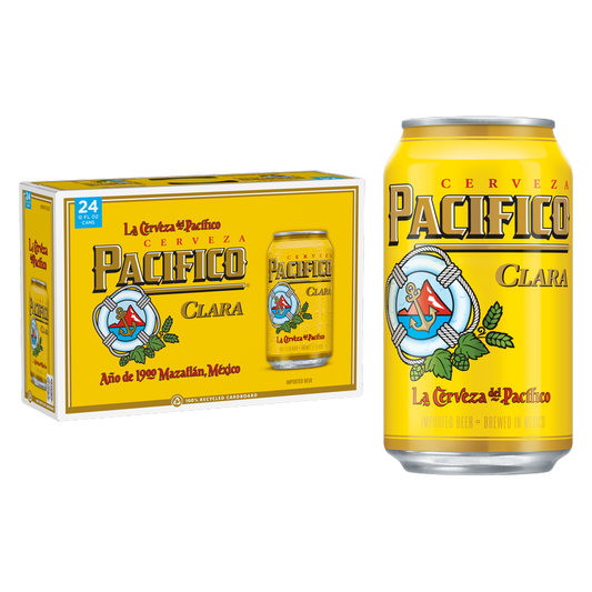 Pacifico Clara 24pk 12oz Cans